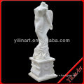 White Marble Angel Statue, Stone Carving Statue For Garden